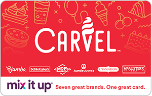 Carvel â Mix It UpÂ® eGift Card